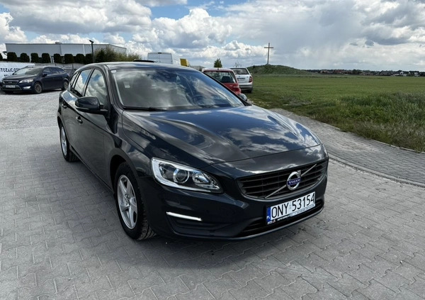 Volvo V60 cena 39999 przebieg: 235000, rok produkcji 2015 z Pajęczno małe 436